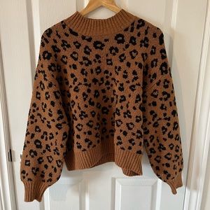 Old Navy Cheetah Sweater